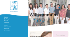 Desktop Screenshot of praxis-rebholz.de